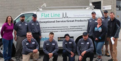 The Flat Line Sales & Distribution team.