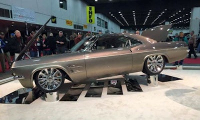 The 2015 Ridler winner, by Chip Foose, will be on display at BASF's booth at NACE.