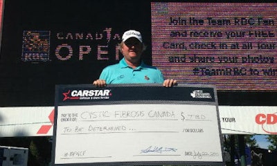 PGA golfer Brad Fritsch has partnered with CARSTAR to raise funds for CF. CARSTAR will donate $1,000 for every birdie Fritsch makes throughout the tournament.