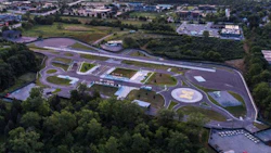 Mcity, the new test facility at University of Michigan. A number of other test facilities are slated for development in various parts of North America.