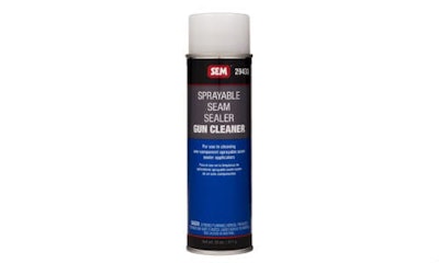 SEM's new Sprayable Seam Sealer Gun Cleaner.