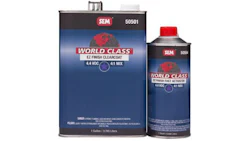 EZ Finish Clearcoat, the latest additions to SEM's World Class line.