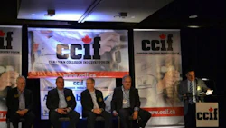 CCIF panelists discuss new challenges facing the industry. From left: Larry Jefferies, Tony Canade, Ken Friesen, Terry Allen and Joe Carvalho.