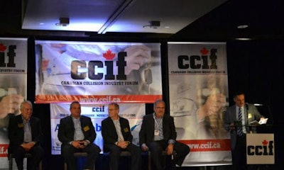 CCIF panelists discuss new challenges facing the industry. From left: Larry Jefferies, Tony Canade, Ken Friesen, Terry Allen and Joe Carvalho.