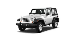 The Jeep Wrangler Sport 4WD two-door is the cheapest to insure, according to a report released by insure.com.