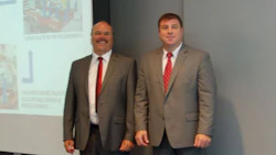 Dave Procunier of CSN-Heartland B&B Collision and Mike D'Angelo of BMW Group Canada.