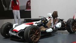 An in-house design competition at Honda has resulted in this vehicle with the body of a car and the soul of a motorcycle.