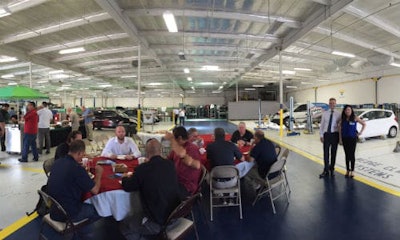 Wedge Clamp's US office hosted car dealers, collision centre owners and insurance company representatives at its official opening.