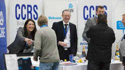 Welcoming attendees to CARS 2014. The trade show provides an opportunity to network with auto recyclers from around the world.