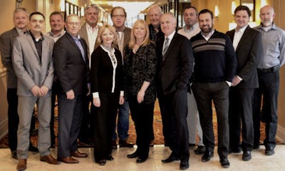 The 2015 CCIF Steering Committee. Members represent various auto claims economy sectors, including collision repair, insurance and paint and equipment suppliers.