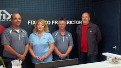 Some of the team from Fix Auto Fredericton. The facility has recently joined the Fix Auto network.