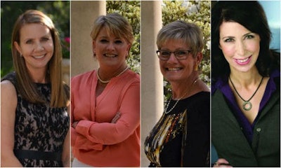 The Most Influential Women Recipients from 2015, from left: Cheryl Boswell, Lisa Siembab, Ruth Weniger and Lauren Fix. Nominations are now open for 2016.