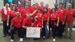 The team from Assured Automotive at the JDRF Ride for Diabetes Research charity event.
