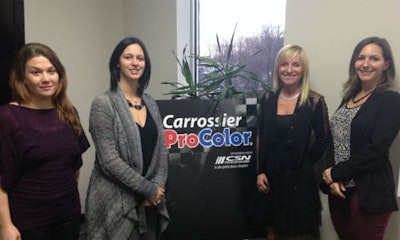 From left: Marie-Claude Boudreault, Melissa Murphy, Josée Bélanger and Mary Jayn De Villers.