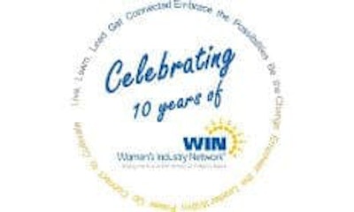 WIN 10th anniversary logo