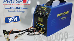 The PS-DA5 Drawn Arc Welder is one of two new systems Pro Spot will debut at SEMA 2015.