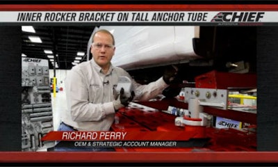 In the latest structural holding videos from Chief, host Richard Perry shows how to properly secure the new Ford F-150 to a frame rack for pulling or sectioning.