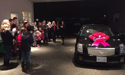 CSN-Superior Collision recently refurbished a Cadillac as part of the Acoat Selected Benevolence Program. The car was given to Nicole Beaumont during a special presentation at CSN-Superior Collision.