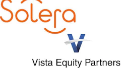 Solera and Vista Equity logos.