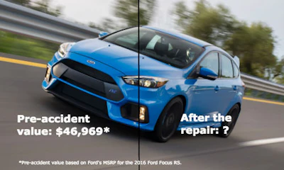 Does a repair inherently lower the value of the vehicle? This is a question coming up more and more in US courts, and could make its way to Canada.