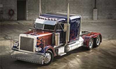 Barrett-Jackson is auctioning off some of the vehicles used in the Transformers movies, including one of the trucks used to portray Optimus Prime.