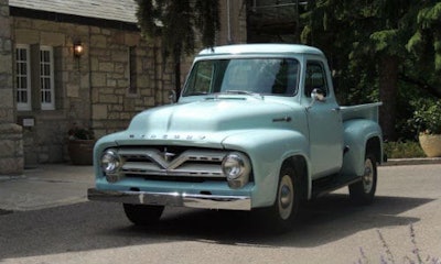 This 1955 Mercury adorns the October page of the 2016 BASF calendar. The truck was restored by students at Saskatchewan Polytechnic.