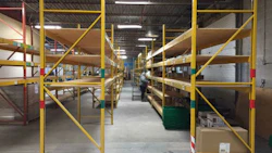 A view of the new warehouse being stocked. Treschak Enterprises had to move to a new location to expand.
