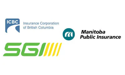 Combined logos of Canadian public insurers