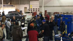 Two training sessions were conducted, with the second reserved for professional repairers. Representatives from over 25 facilities were in attendance.