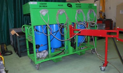 Island Auto Supply recently installed the same depollution unit as shown above, the 4-Fluid Station from ELV Select.