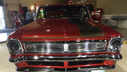 The award-winning 'Andiamo,' painted a custom red from R-M Onyx HD.