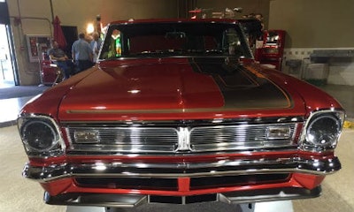 The award-winning 'Andiamo,' painted a custom red from R-M Onyx HD.