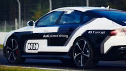 The Audi RS7 Performance Piloted Driving concept is one of five autonomous vehicles currently on display at CIAS.