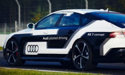 The Audi RS7 Performance Piloted Driving concept is one of five autonomous vehicles currently on display at CIAS.