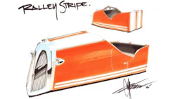 A Chip Foose sketch inspired by the Pedal Car Challenge. The upcoming event will give members of the industry a chance to meet Foose and watch him sketch live.