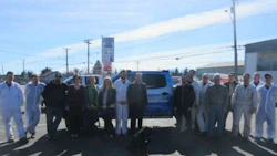 The team at CSN-Reliable Auto Body. The facility has recently been designated as a Toyota Certified Collision Centre.