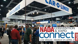 Car-O-Liner's booth at NADA 2015. The company has announced it will showcase its OEM certified equipment at NADA 2016.