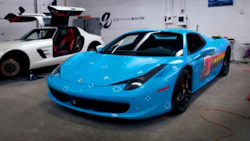 The 'Purrari,' owned by Toronto DJ Deadmau5. Photo courtesy of Sekanskin.