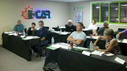 A previous course held at the icoat training facility in Tecumseh, Ontario.