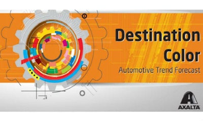 Axalta's Destination Color 2016 groups colours into four trend areas: Newtopia, Pop_up Zone, Inner State and Cyber Scene.