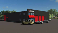 CARSTAR Woodstock will move into its new building, depicted above, this summer.