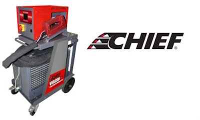 According to Chief Automotive, the Vulcan Adhesive Debonding Unit (ADU) is the first product specifically designed to break the bond of structural adhesives in automotive applications.