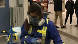 Malisa Collier of Swift Current Comprehensive took the Gold medal in the Car Painting, Secondary competition.