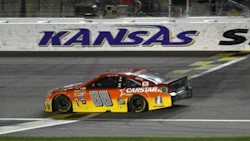Dale Earnhardt Jr. takes his No. 88 Axalta/CARSTAR Chevrolet SS around the track at Kansas City. It was the first official NASCAR event for the newly-branded car. Check out the gallery below for more photos from the event!