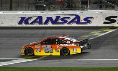 Dale Earnhardt Jr. takes his No. 88 Axalta/CARSTAR Chevrolet SS around the track at Kansas City. It was the first official NASCAR event for the newly-branded car. Check out the gallery below for more photos from the event!