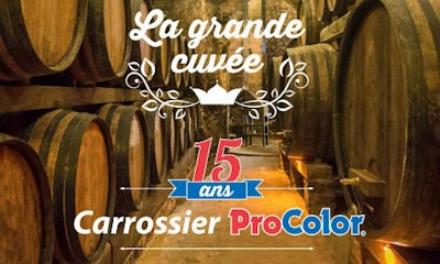 Carrossier ProColor celebrates its 15th anniversary this year, with the theme of 'The Grande Cuvée.'