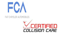FCA Canada and Certified Collision Care logos