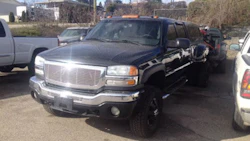 One of the trucks stolen from Lake Country Motor Sports.