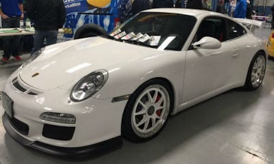 One of the Porsches on display at the Porsche Club Spring Event.
