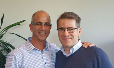 Sylvain Dufault, new GM of Carrossier ProColor and Michel Charbonneau, VP at Uni-Select.
